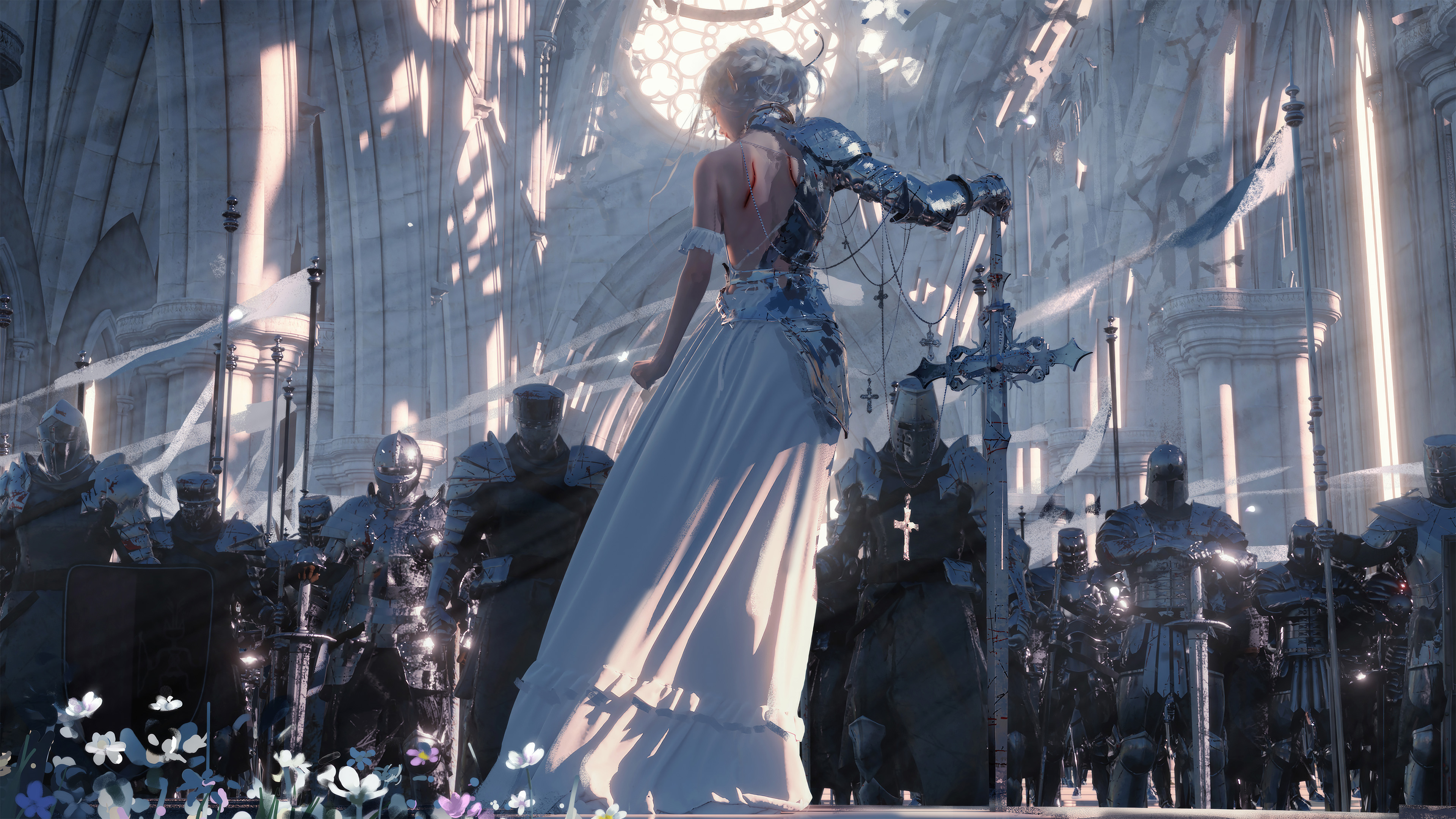 冰公主,教堂,骑士,鬼刀