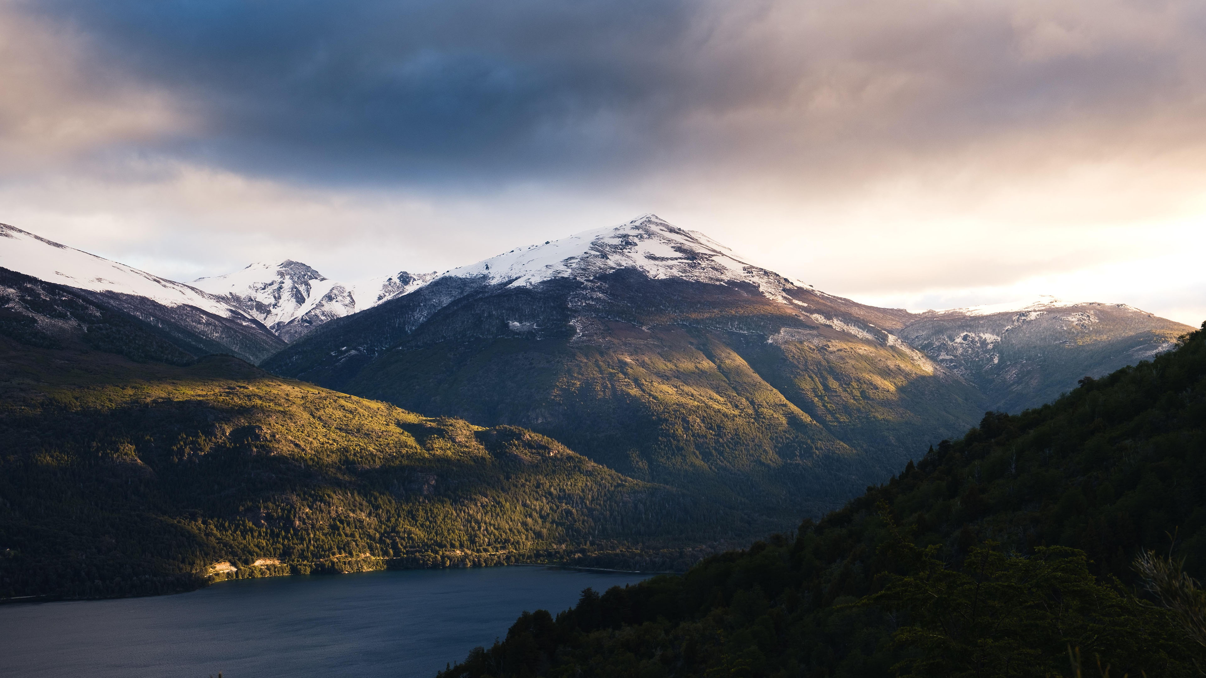自然风光,山川,雪山,河流