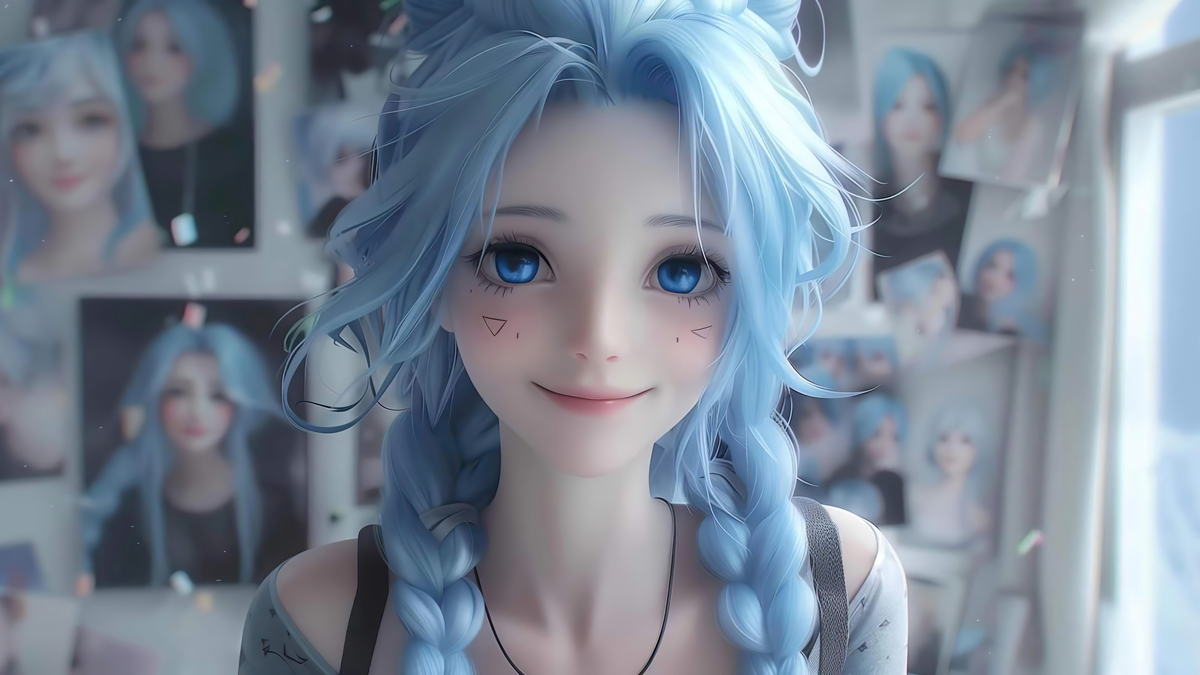 英雄联盟,LOL,金克斯,可爱,大眼睛