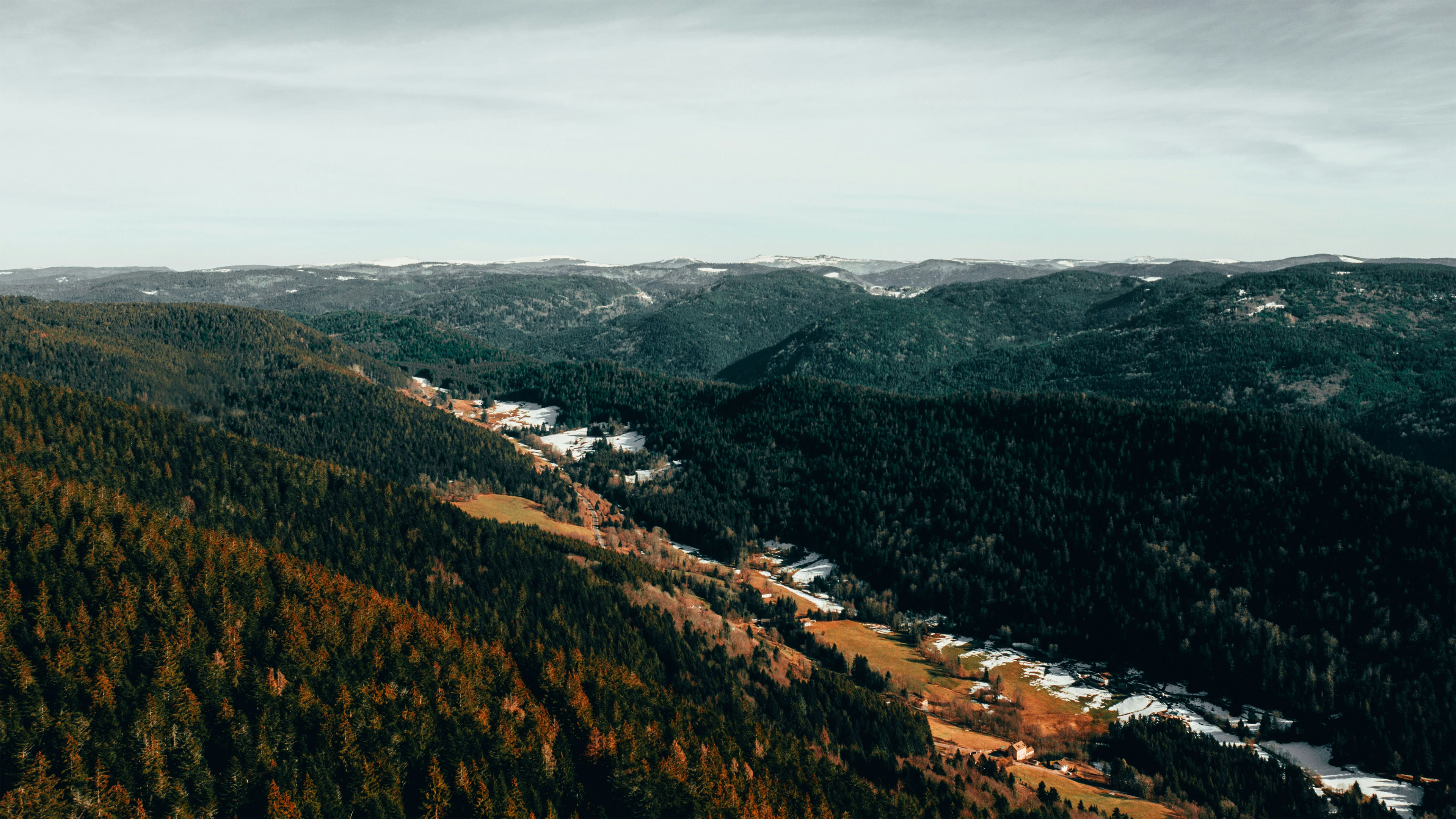 秋意正浓,山谷,山脉