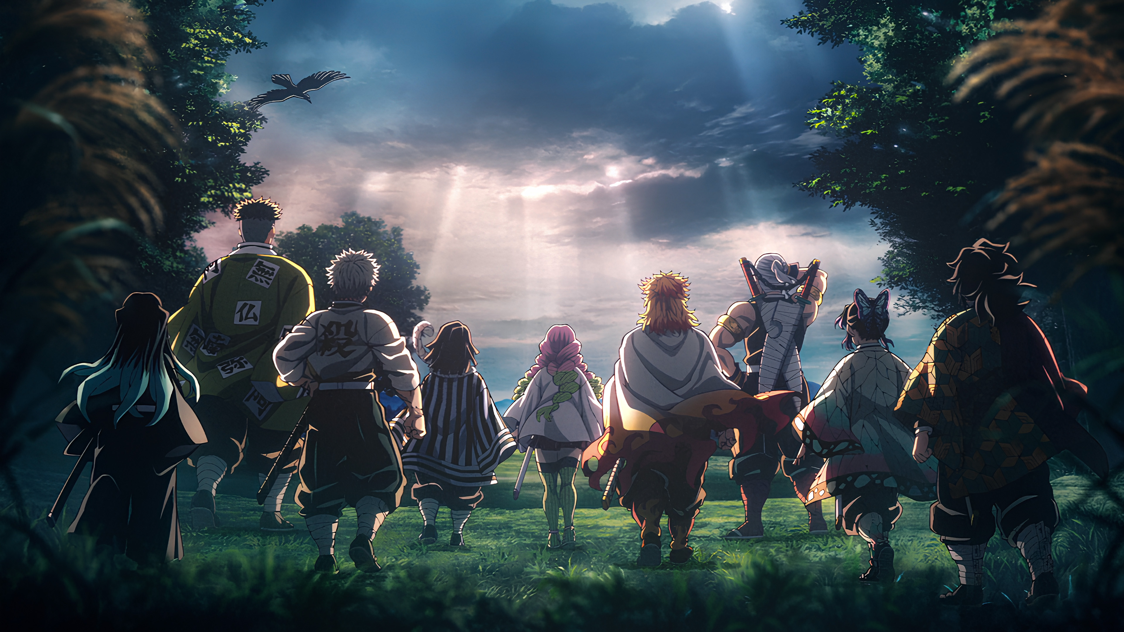 鬼灭之刃,柱,前进,阳光