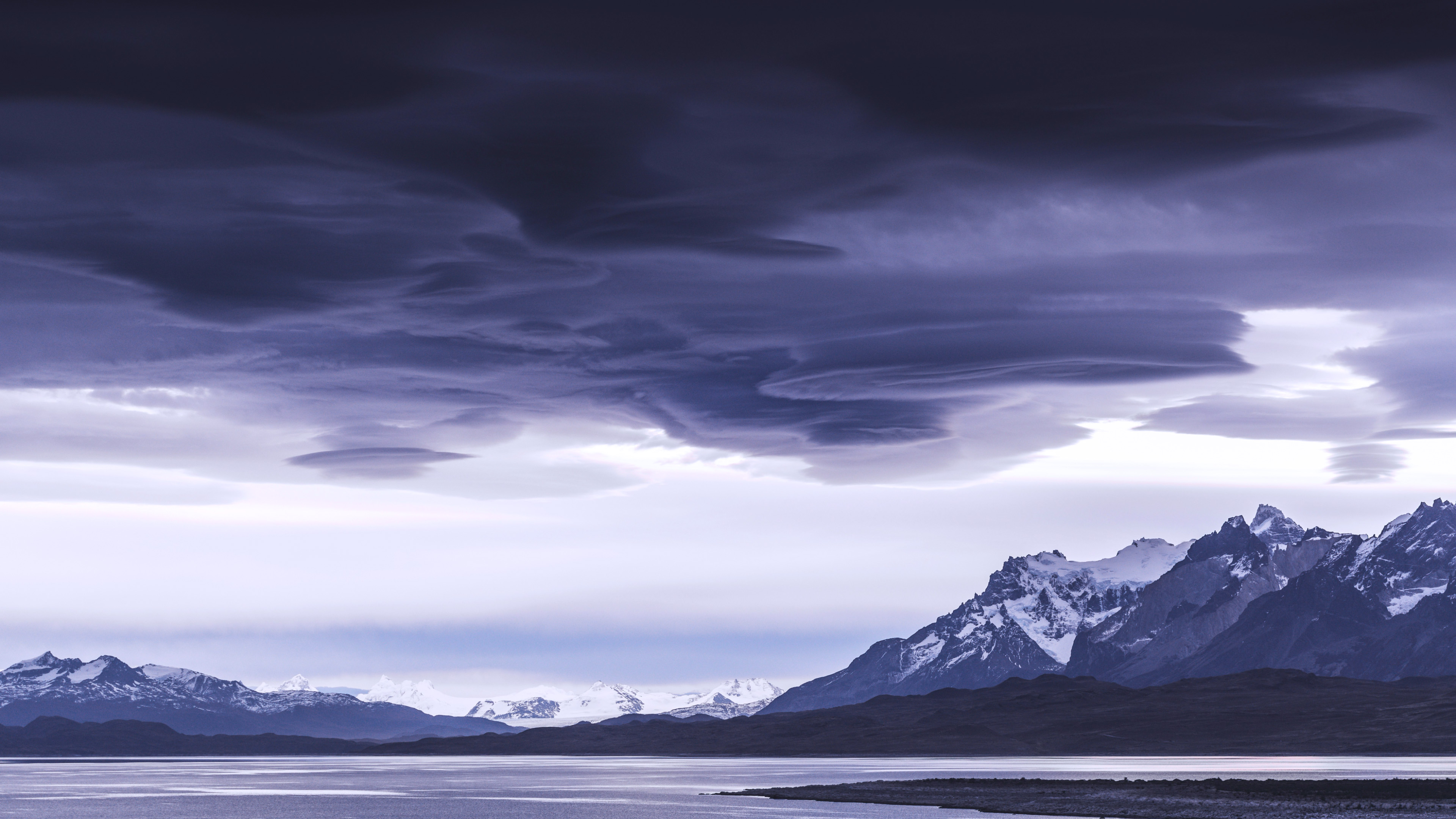 挪威,冰山,乌云,冰川