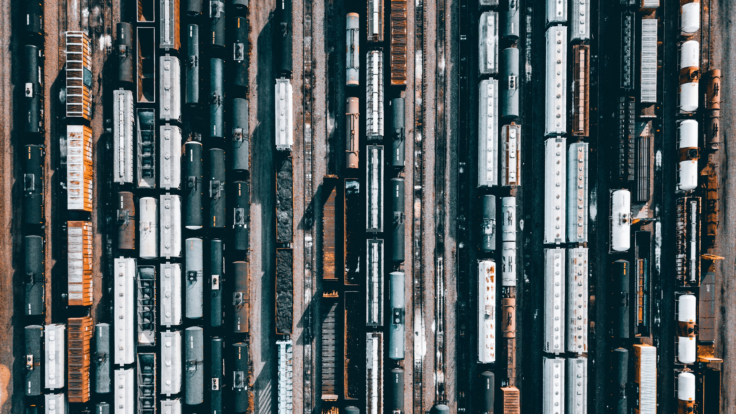 列车,火车,航拍,俯瞰