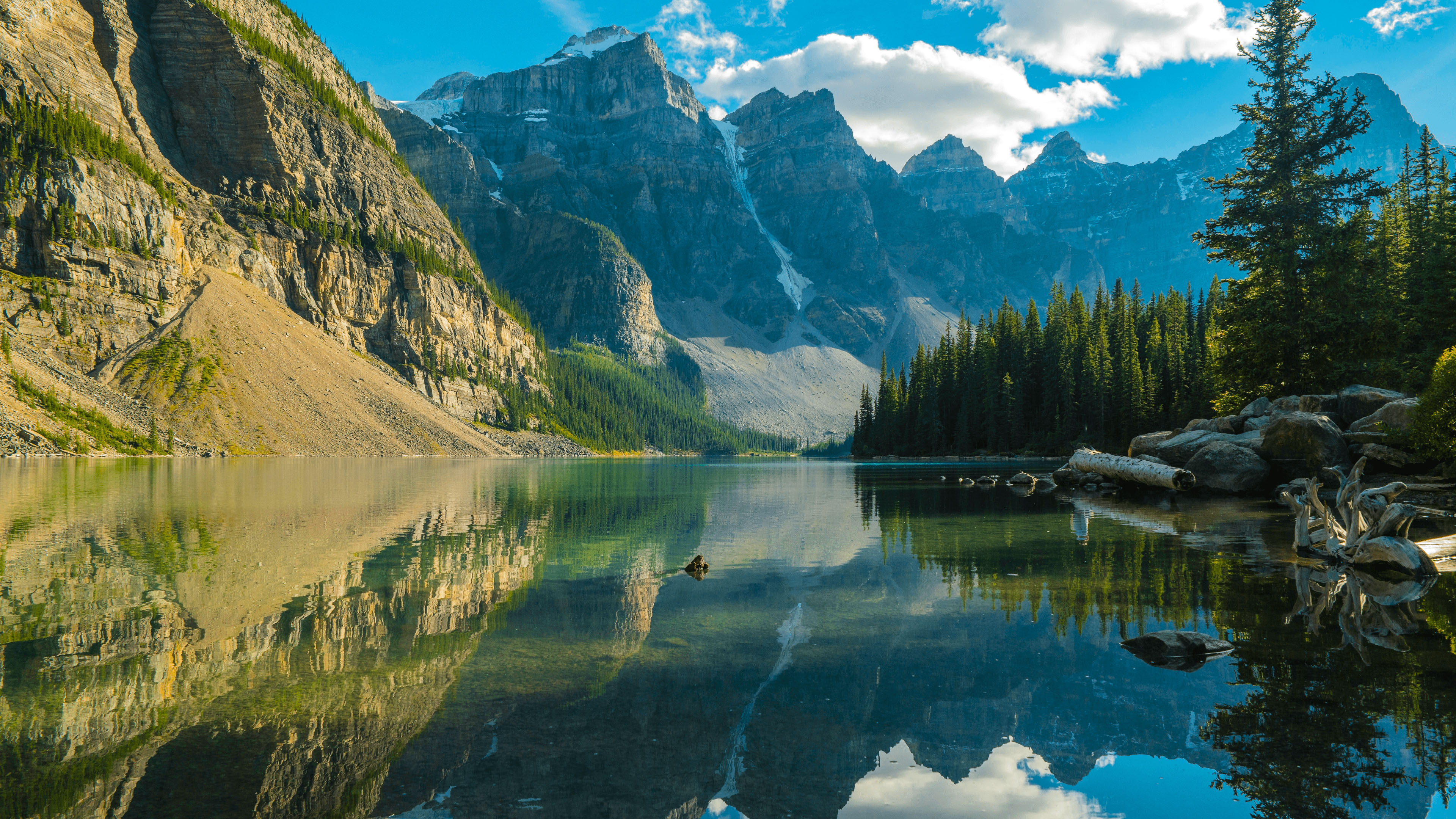 自然风光,湖水,倒影,树林,仙境