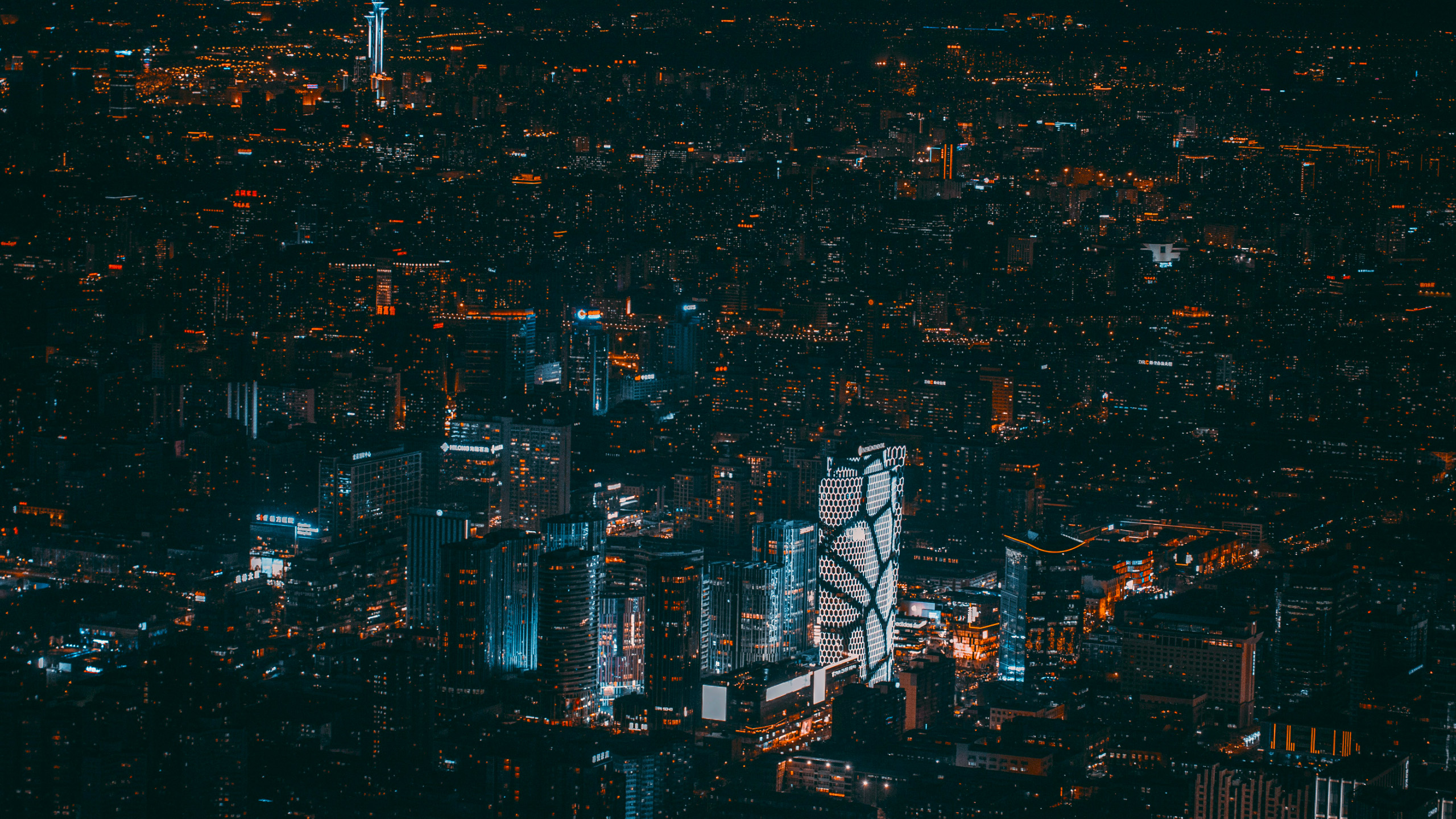 城市夜景,北京,万家灯火,千家万户