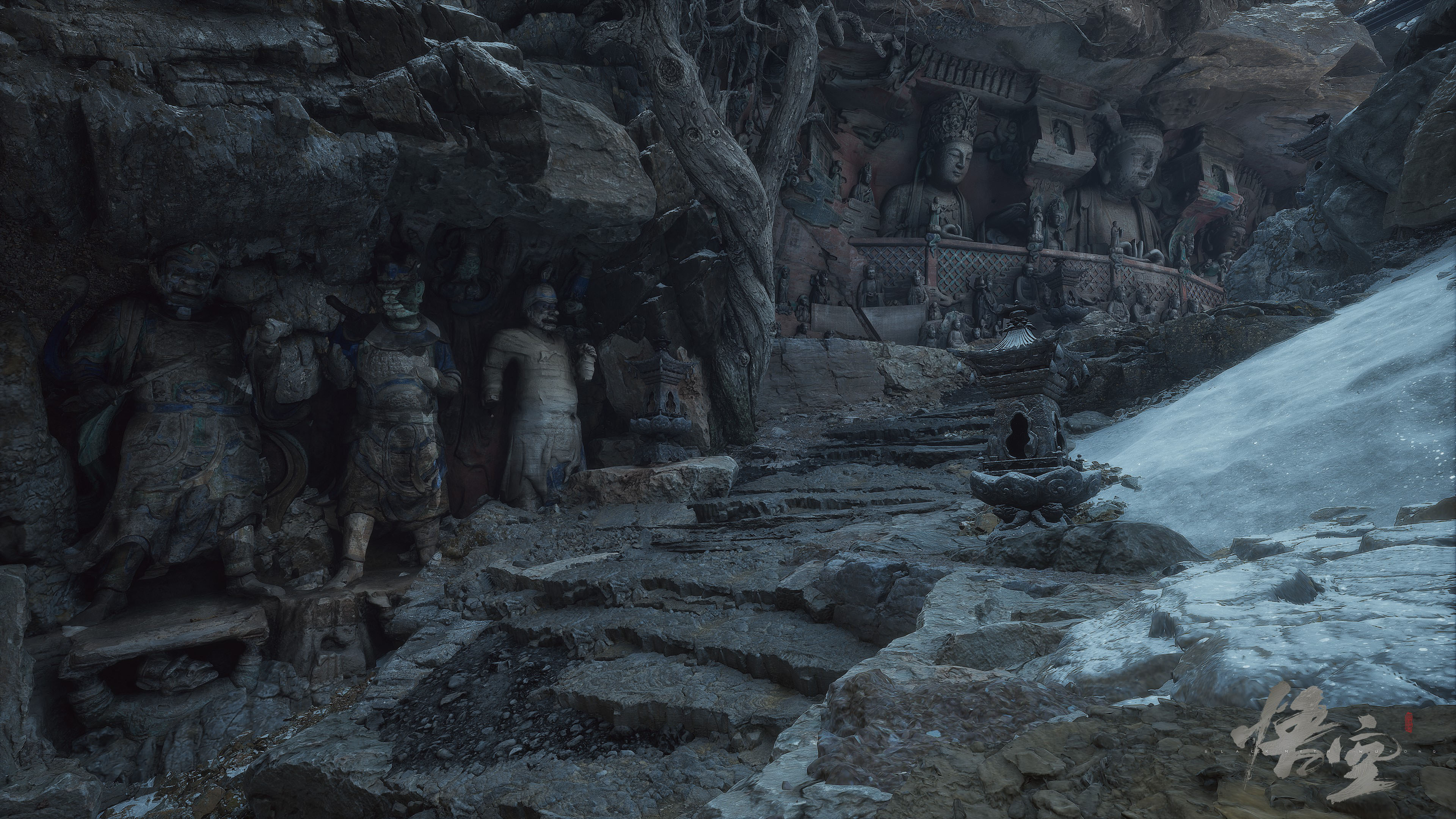 悟空,佛像,石窟,黑神话