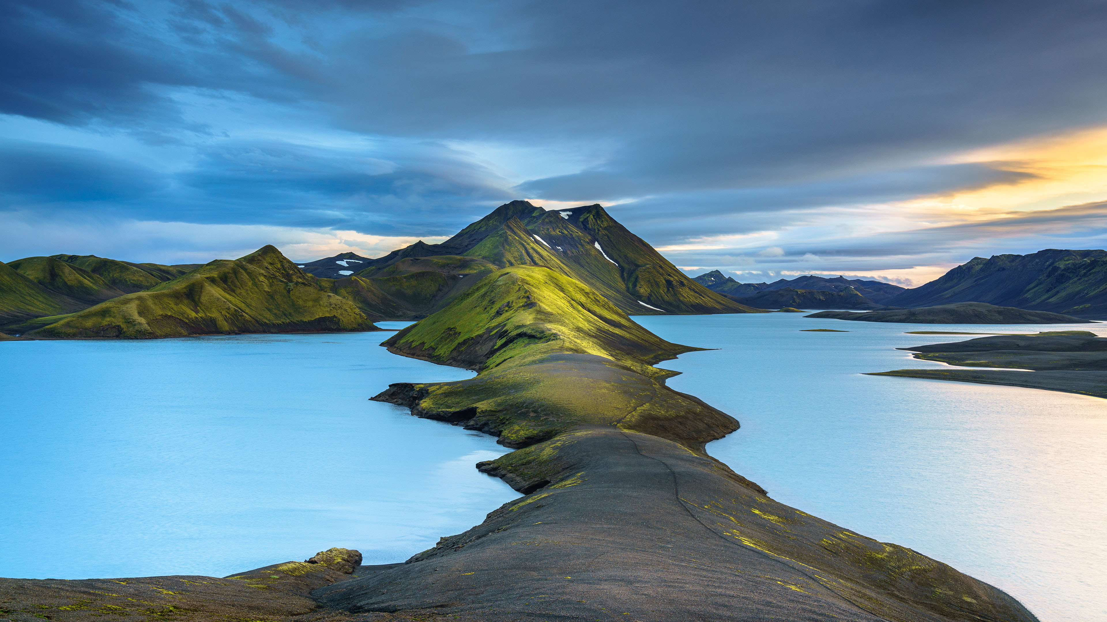 自然风光,山丘,日出,湖泊