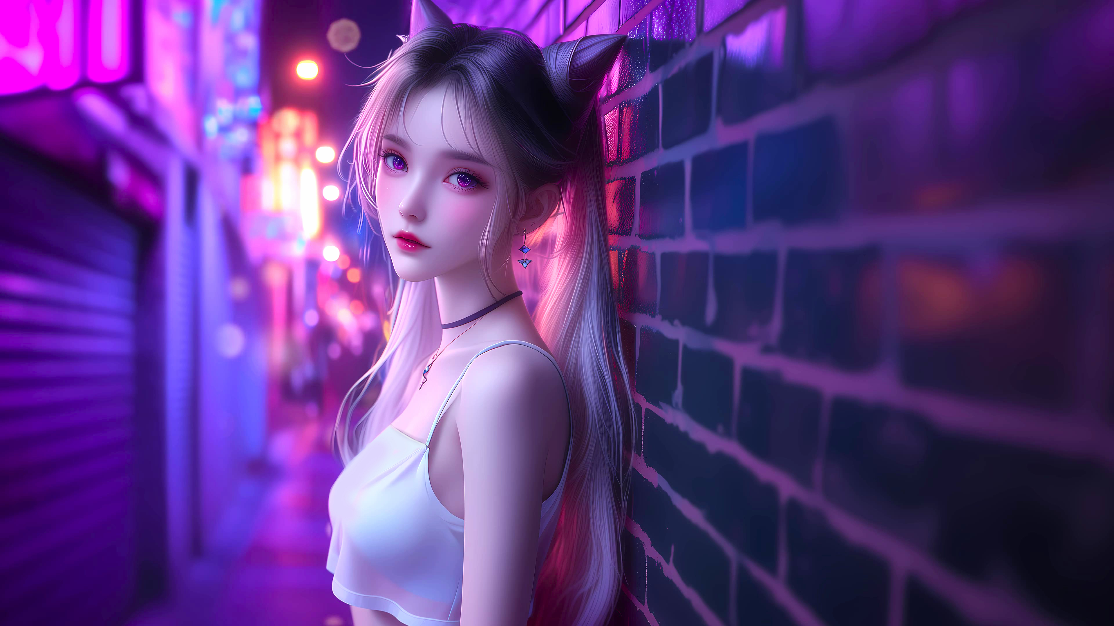 兽耳,朋克,街头