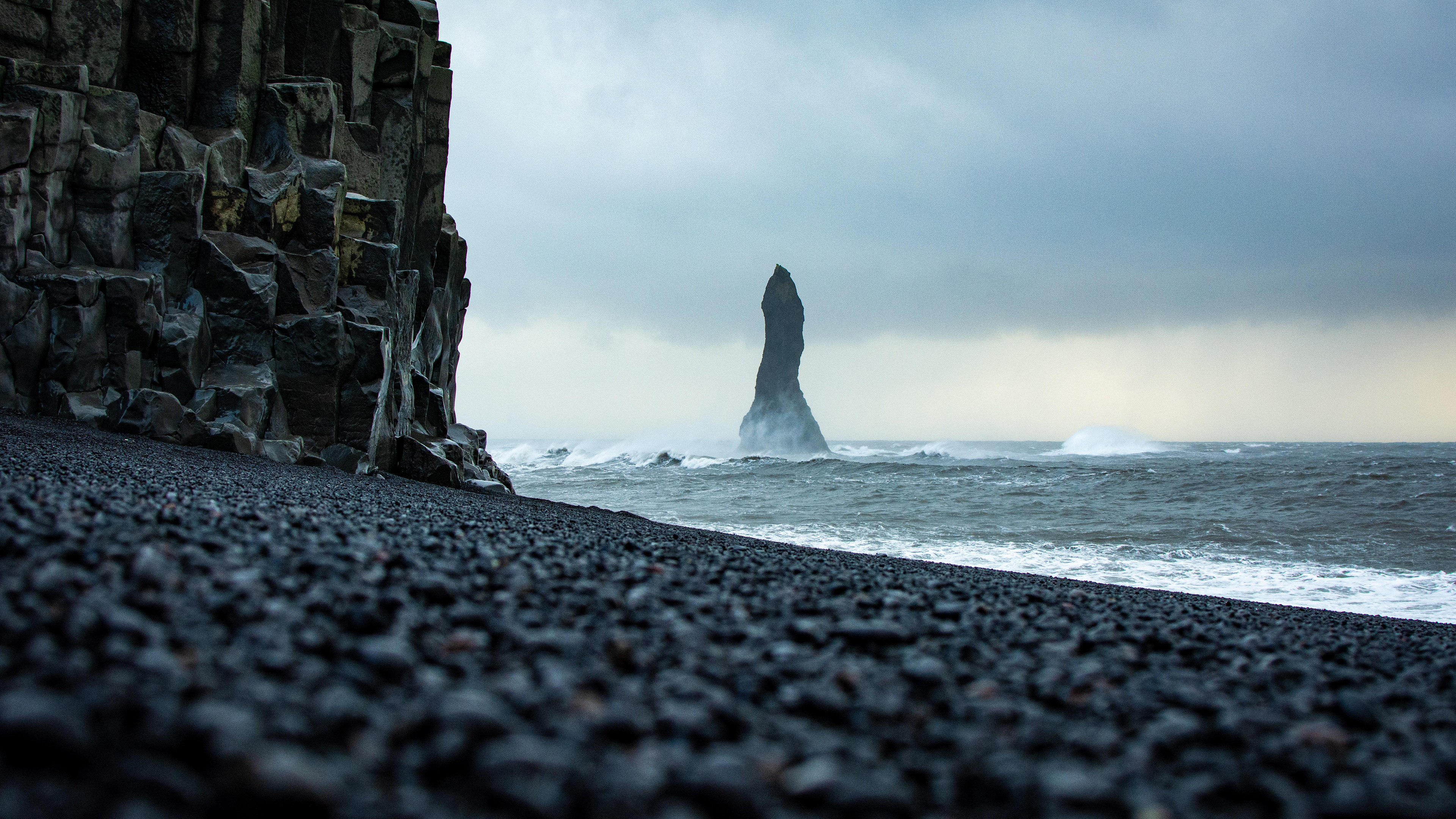 海洋天堂,海浪,石柱,海滩,岩石