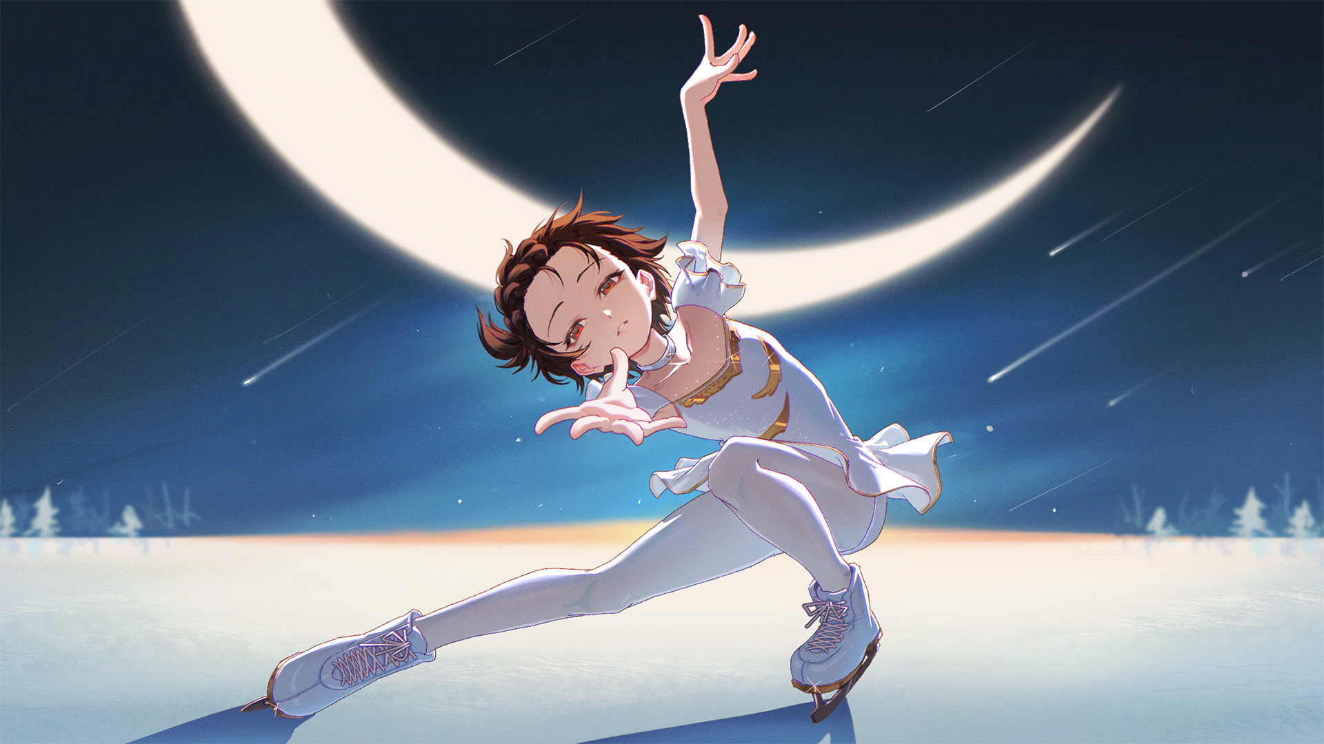 下玄月,花样滑冰,少年