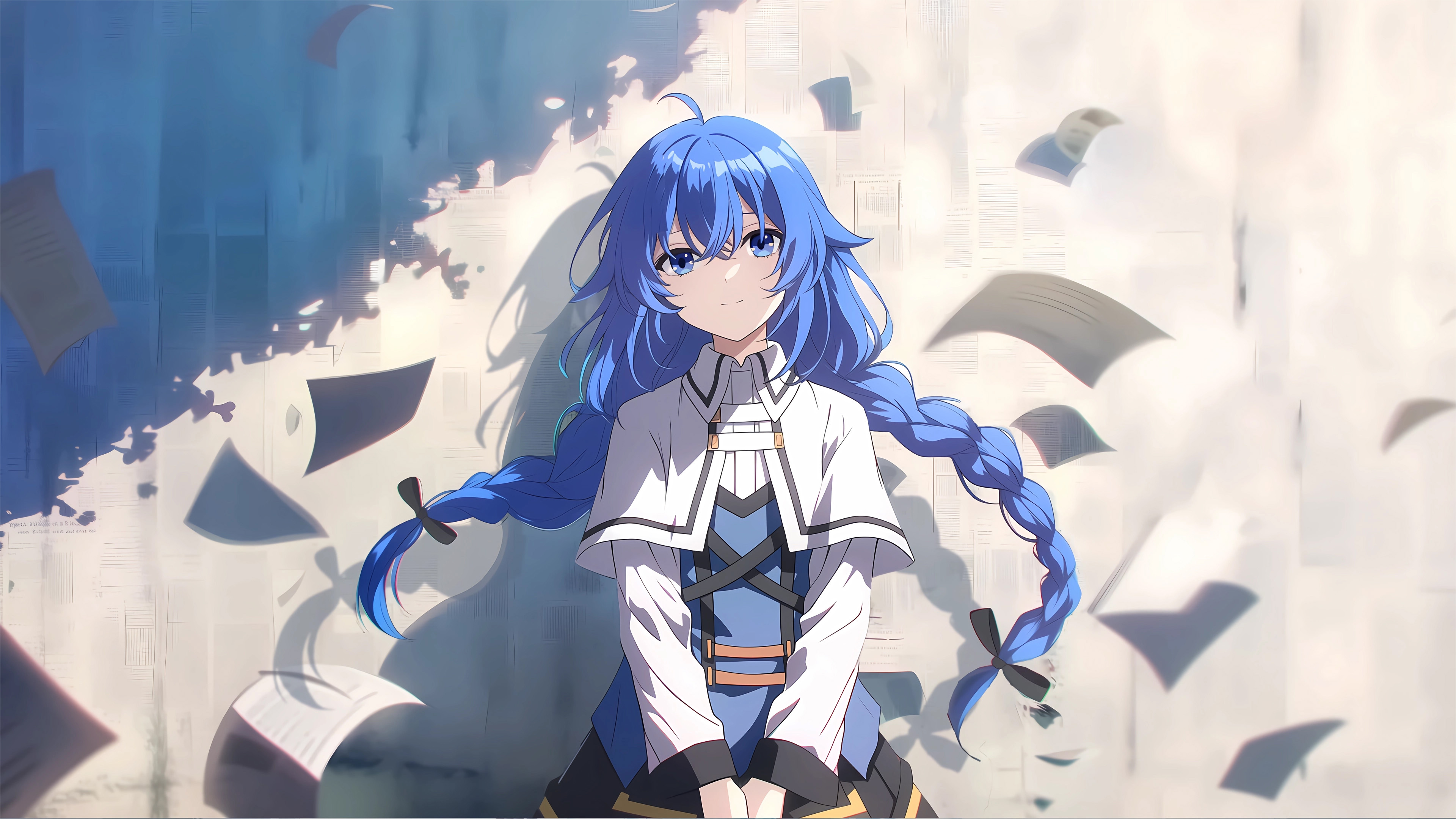 洛琪希,长发,大辫子,纸片