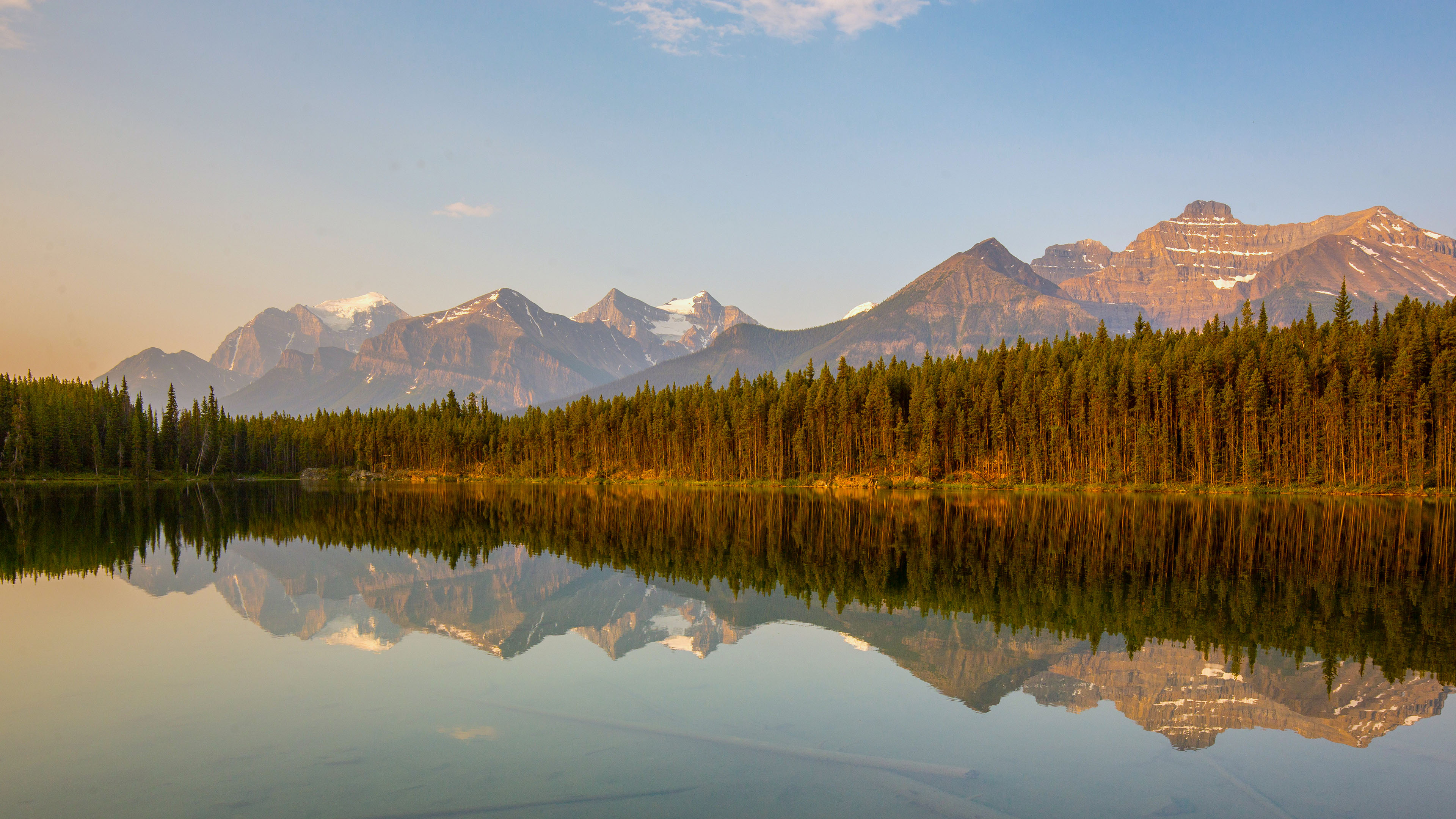 湖水,倒影,山峰