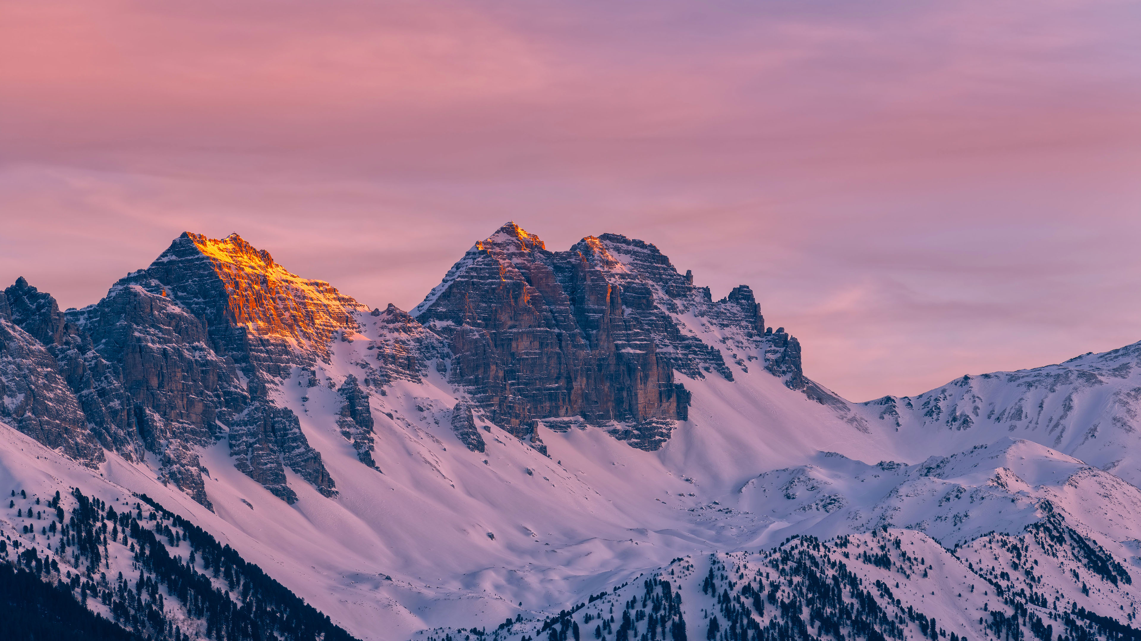 自然风光,金山,雪山,山峰