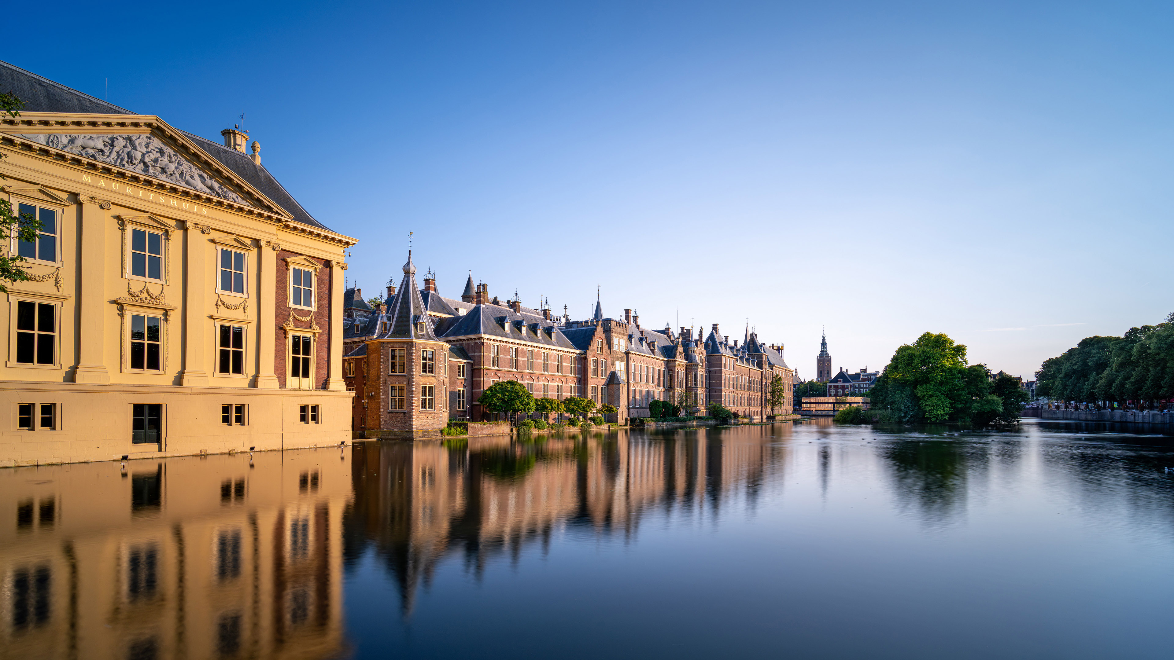 城市,建筑,倒影