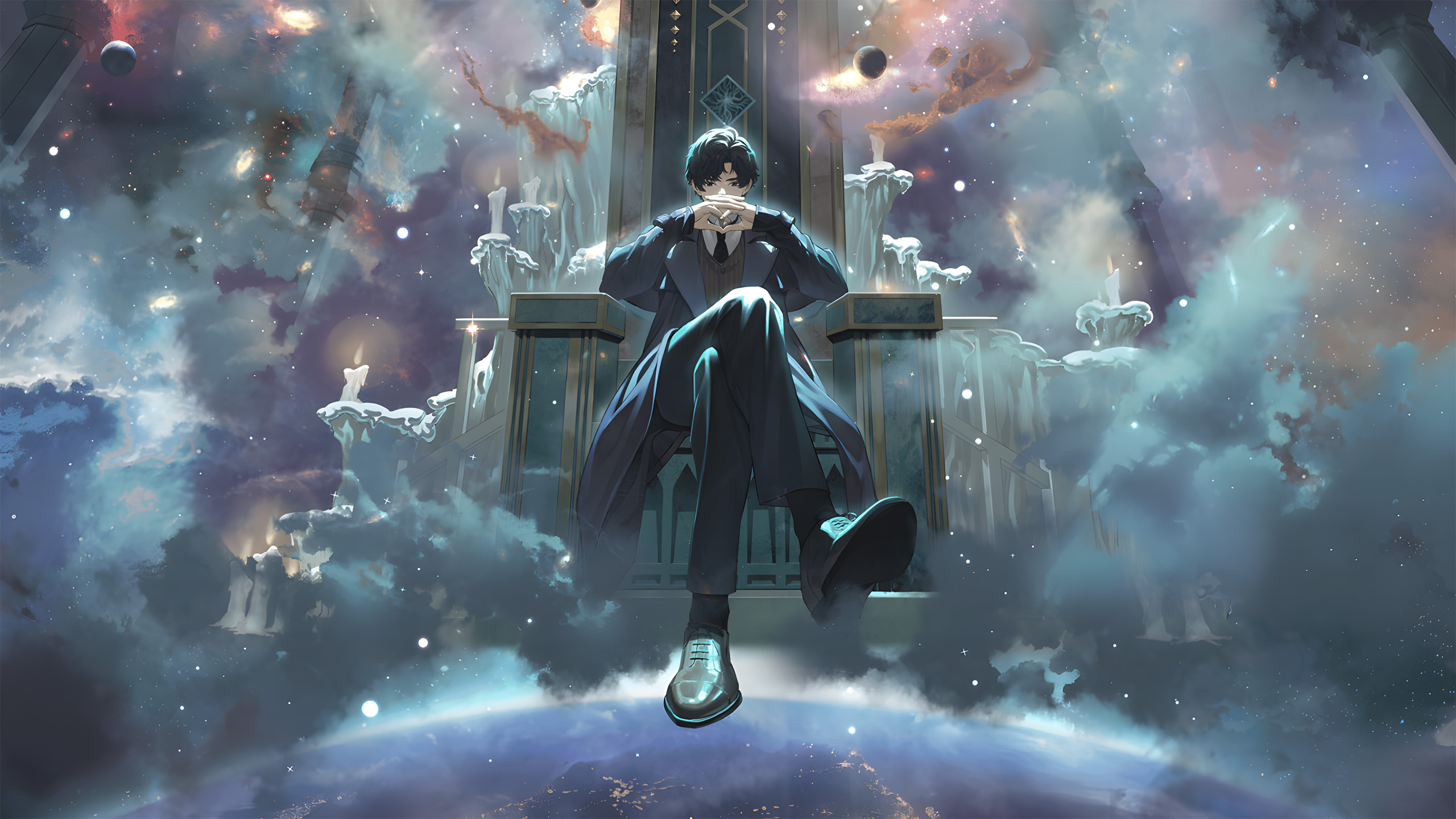 星空,宇宙,王座