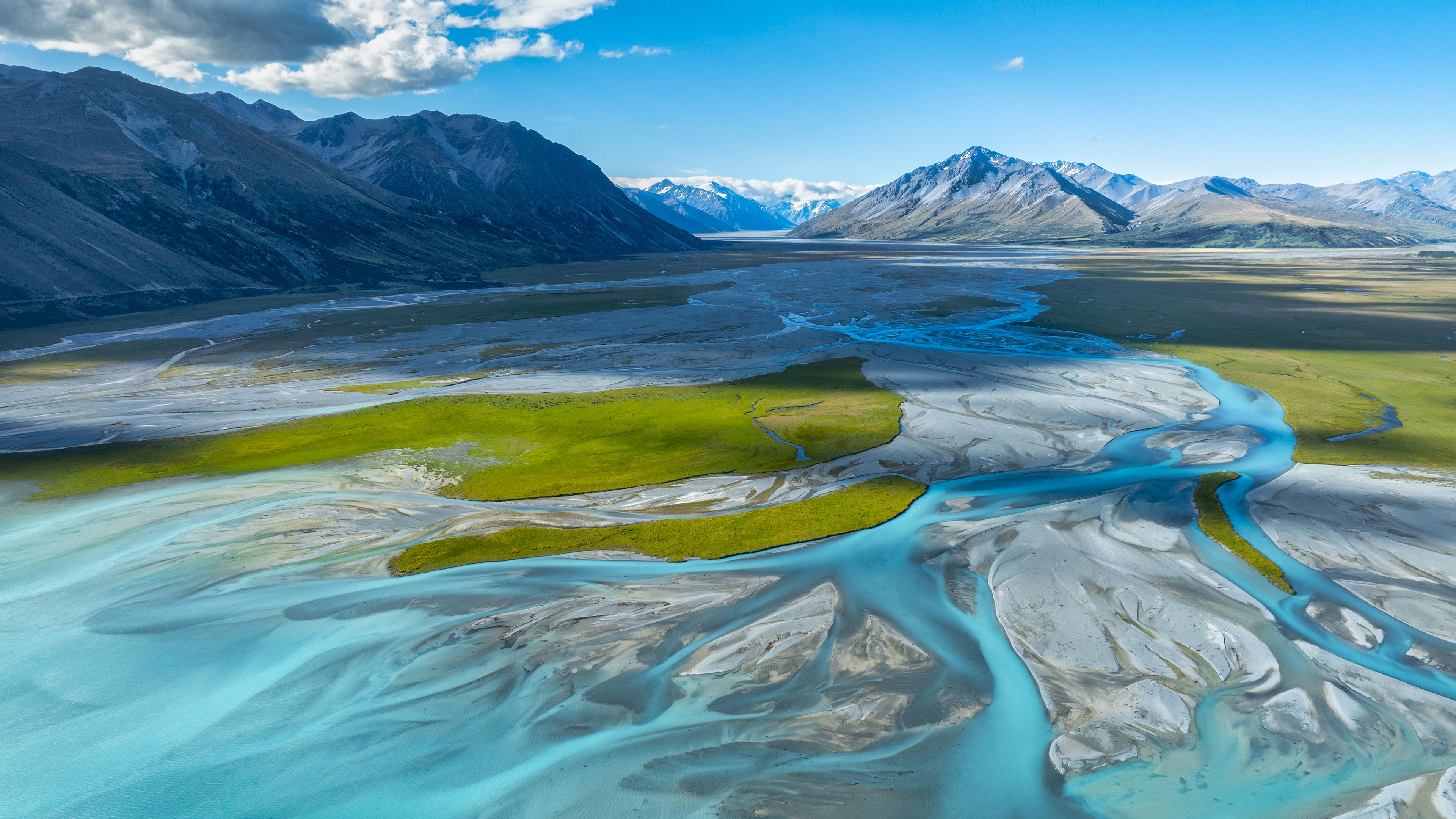 自然风光,高原,河流,