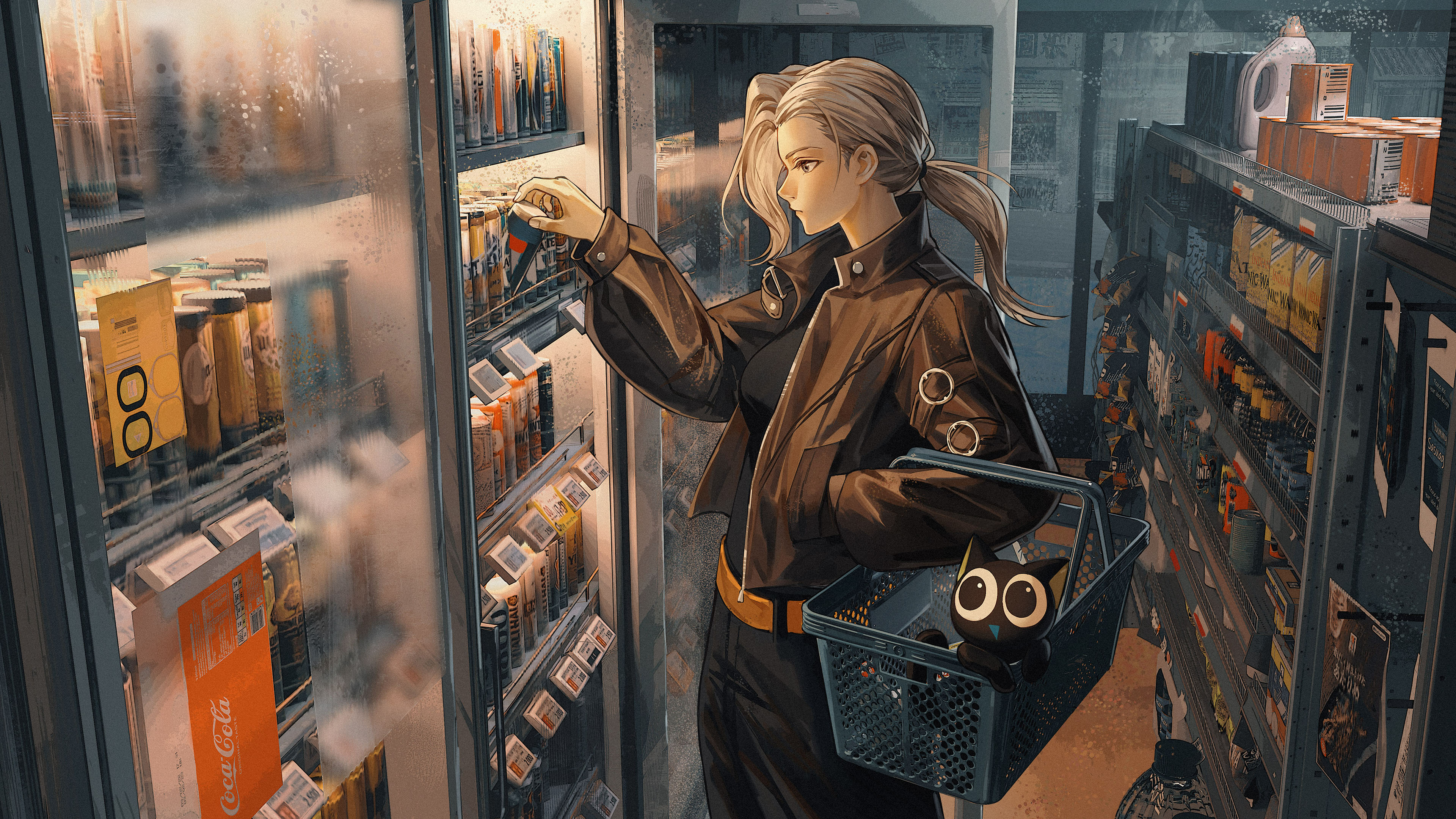 超市,货架,冷柜