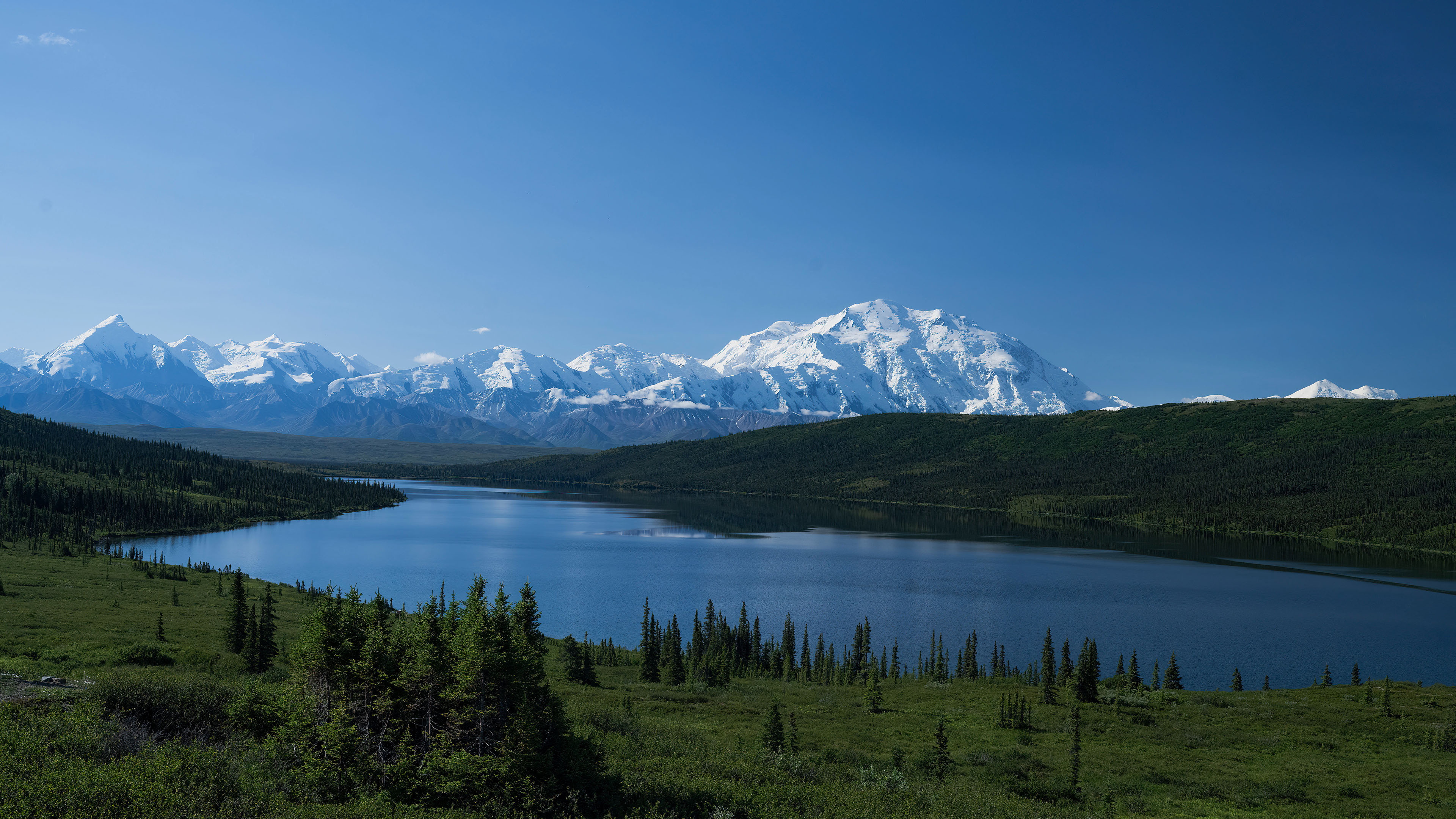 高原,河流,雪山,草原