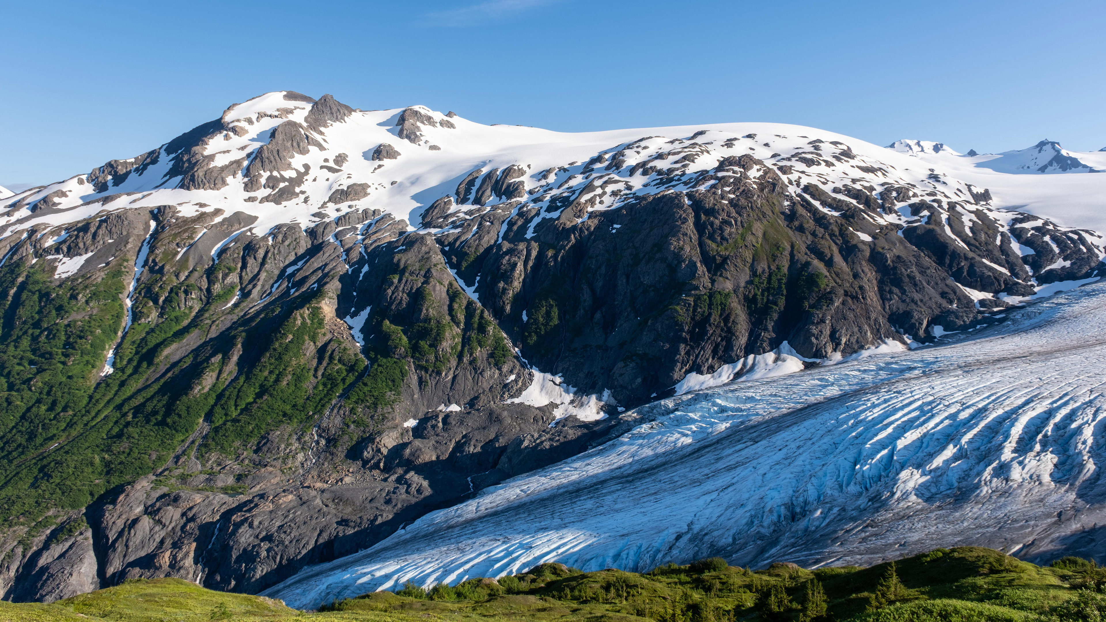 冰天雪地,雪山,山坡,山峰