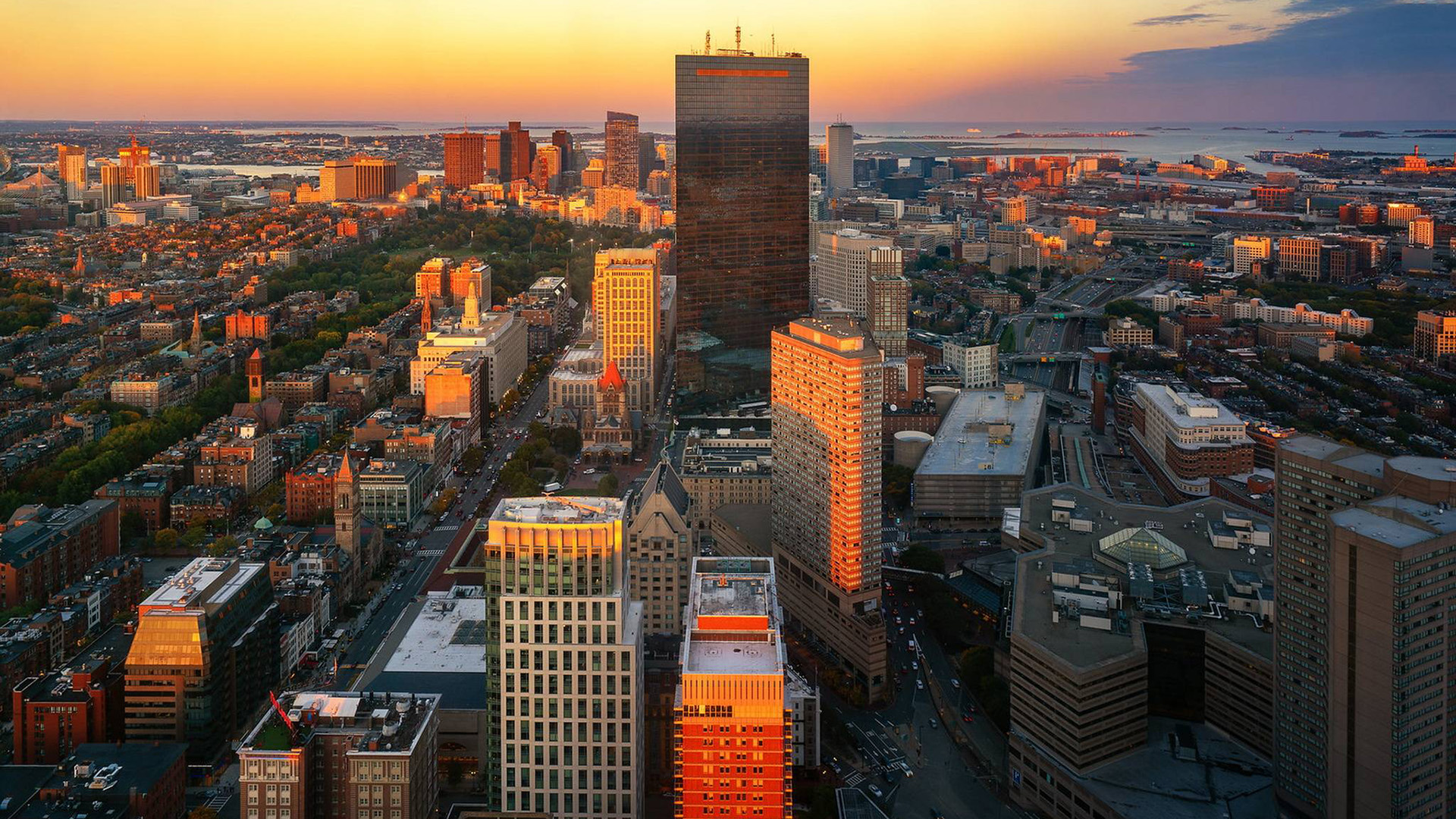 城市夜景,高楼,都市