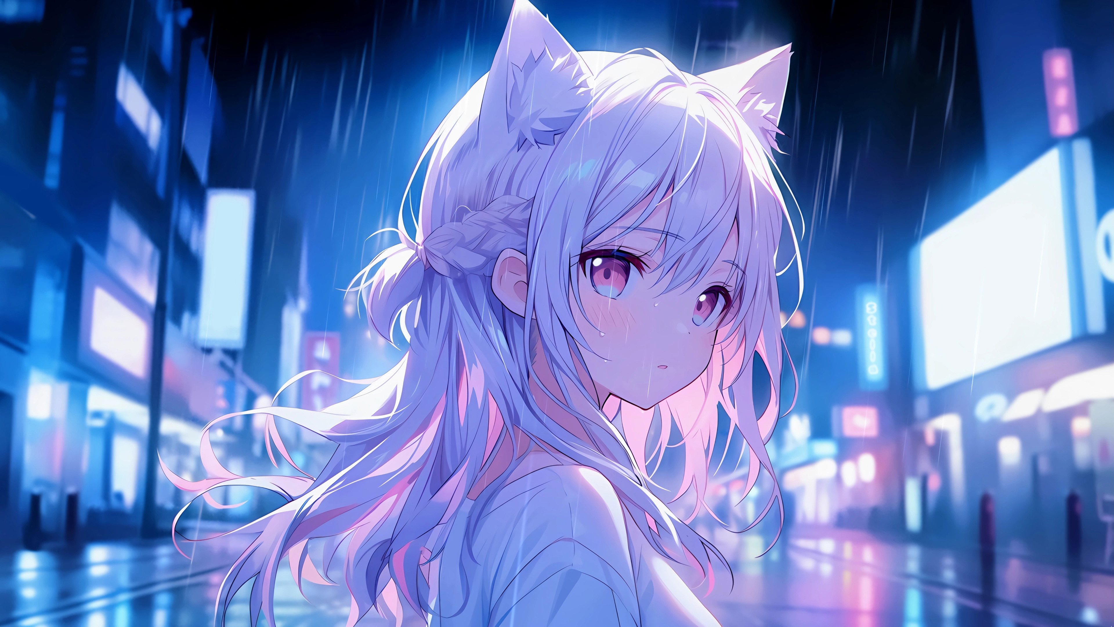 可爱,少女,兽耳