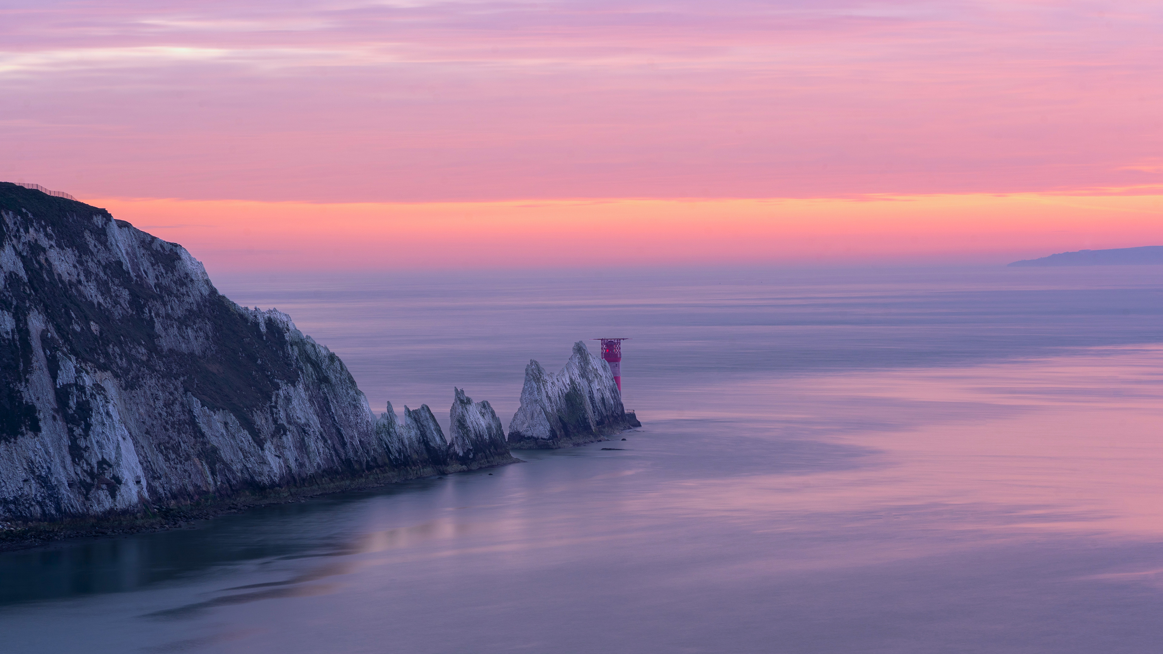 海洋天堂,晚霞,小岛