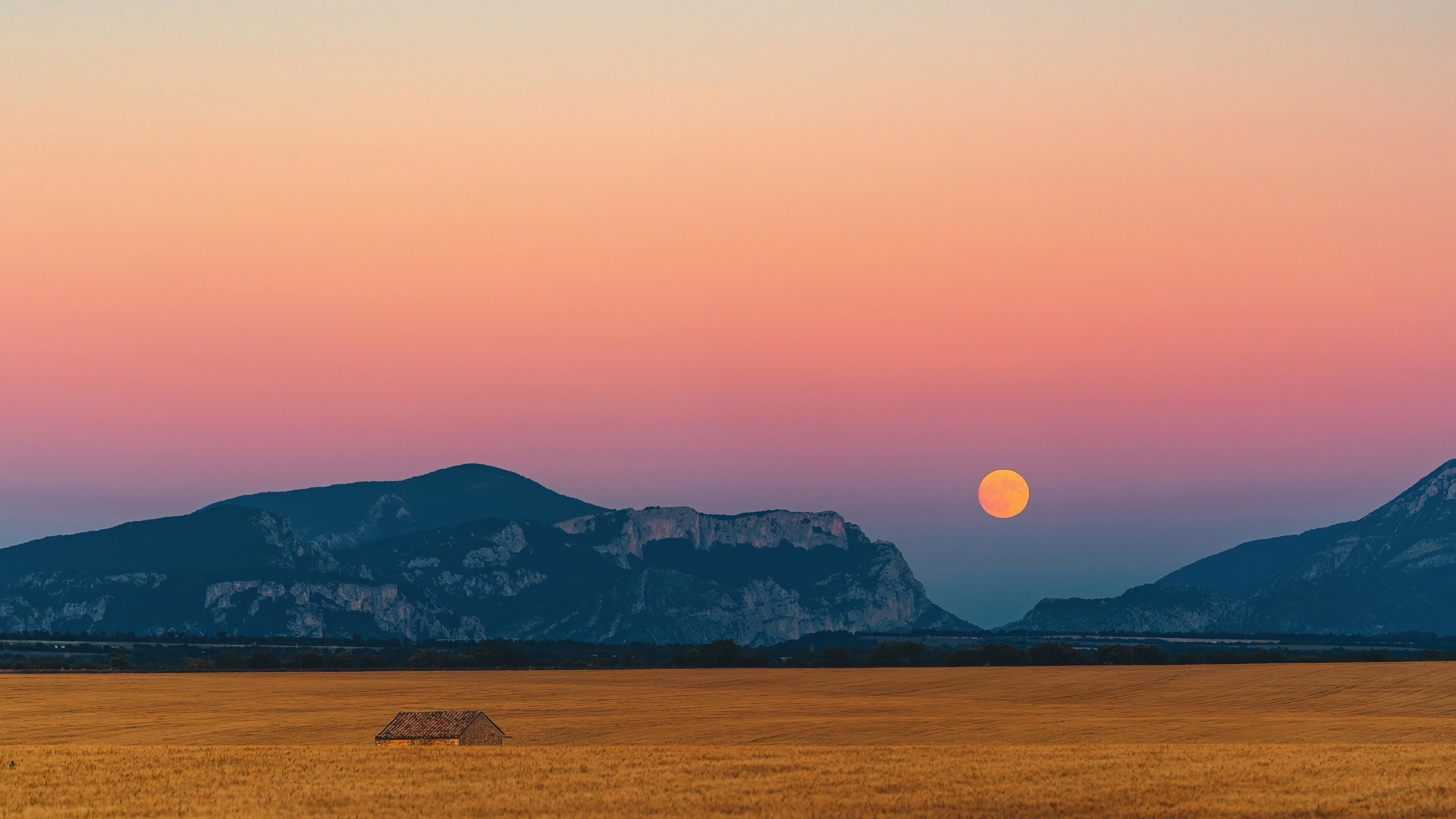 海洋天堂,日出,山川