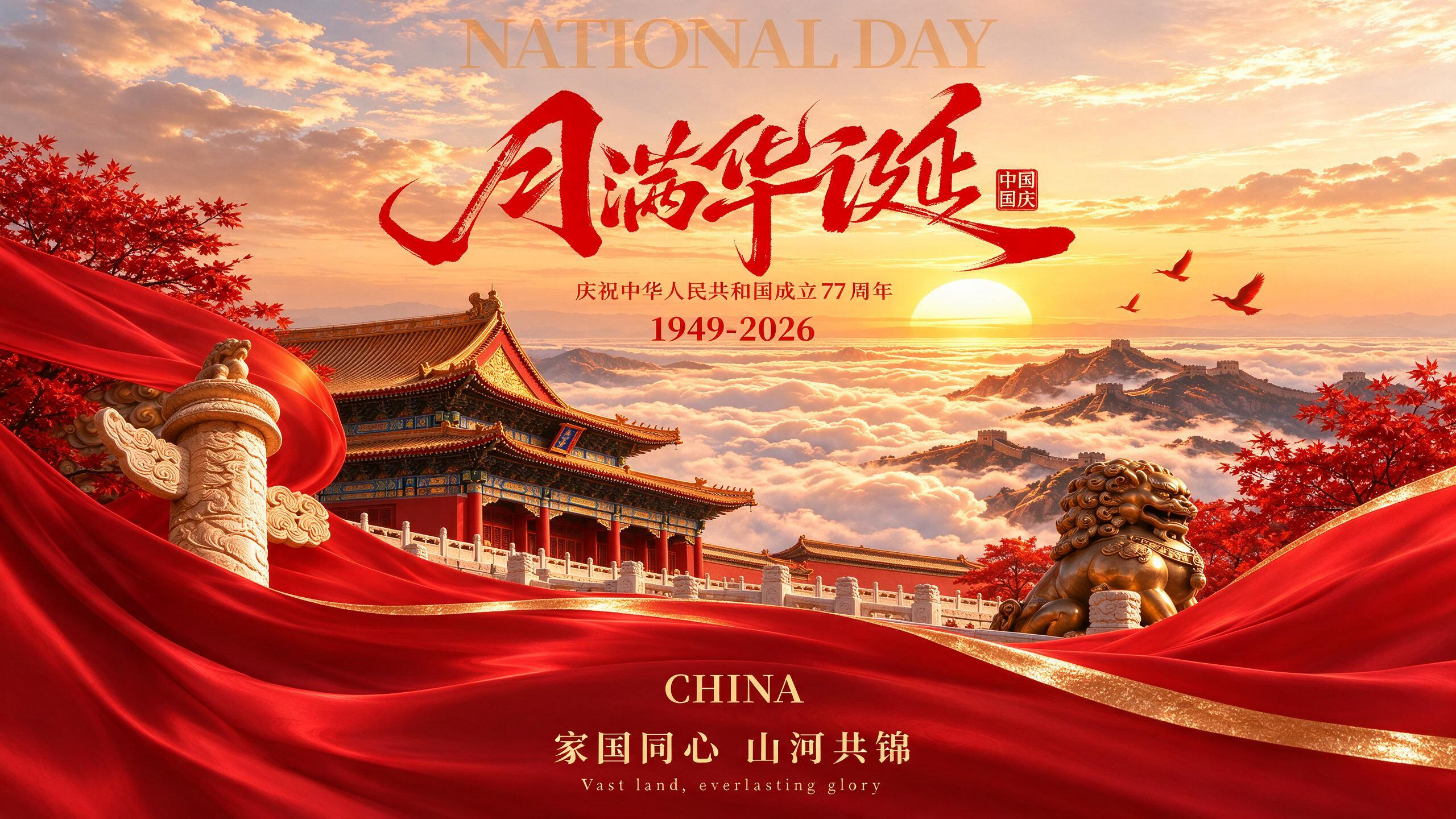国庆2026壁纸